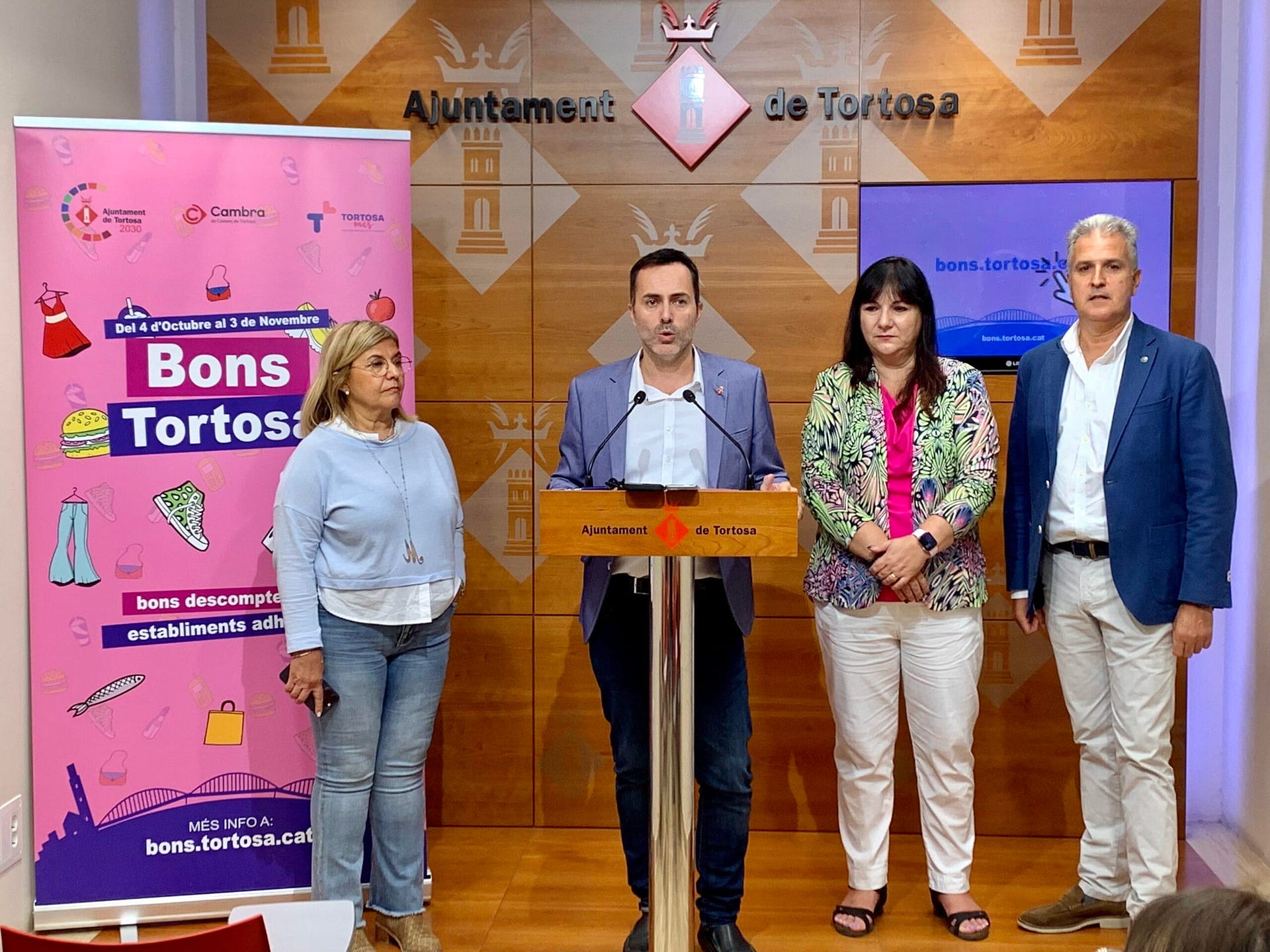 L'Ajuntament de Tortosa activarà la campanya Bons Tortosa del 4 d'octubre fins al 3 de novembre